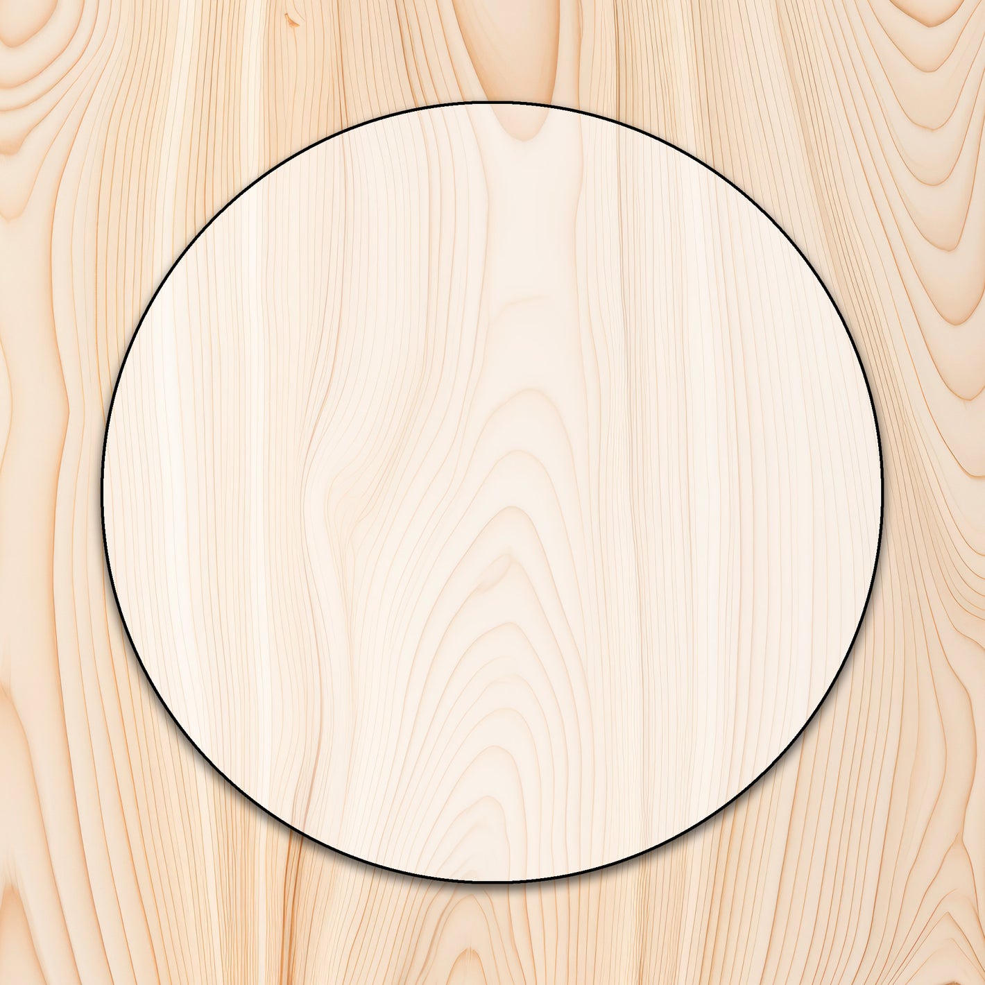 Circle Blank Acrylic Craft Cutout- 1/4" acrylic