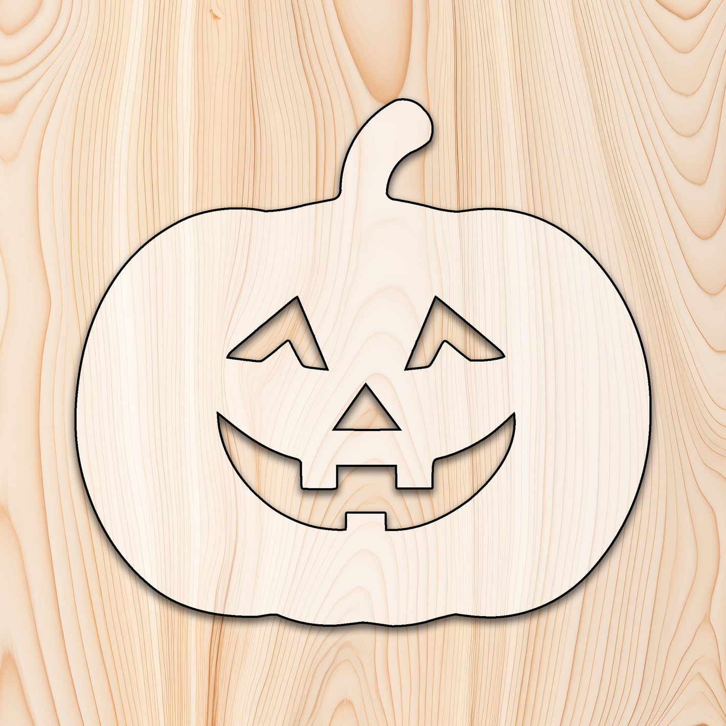Jack o Lantern Acrylic Craft Cutout