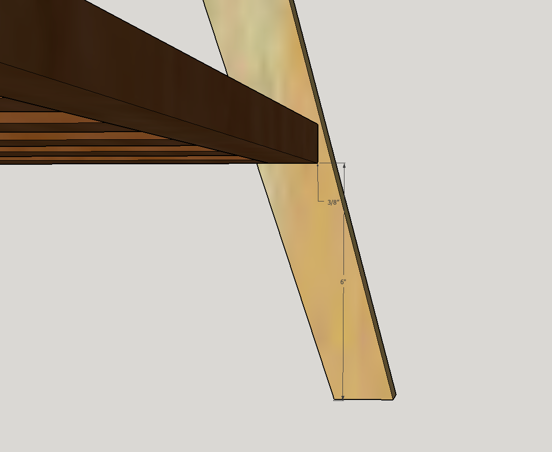 mission style modern table wood woodworking instruction measurements