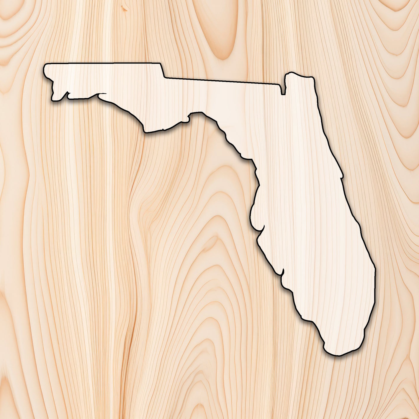 Florida State Acrylic Craft Cutout