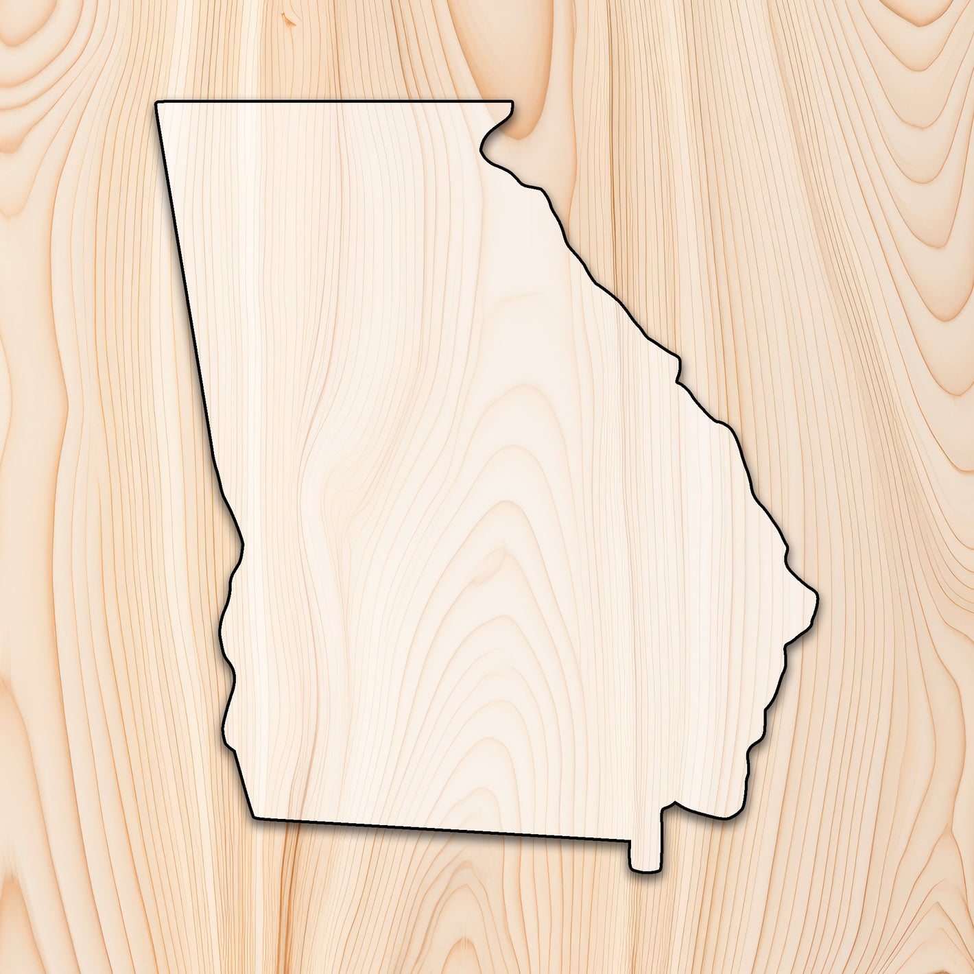 Georgia State Acrylic Craft Cutout