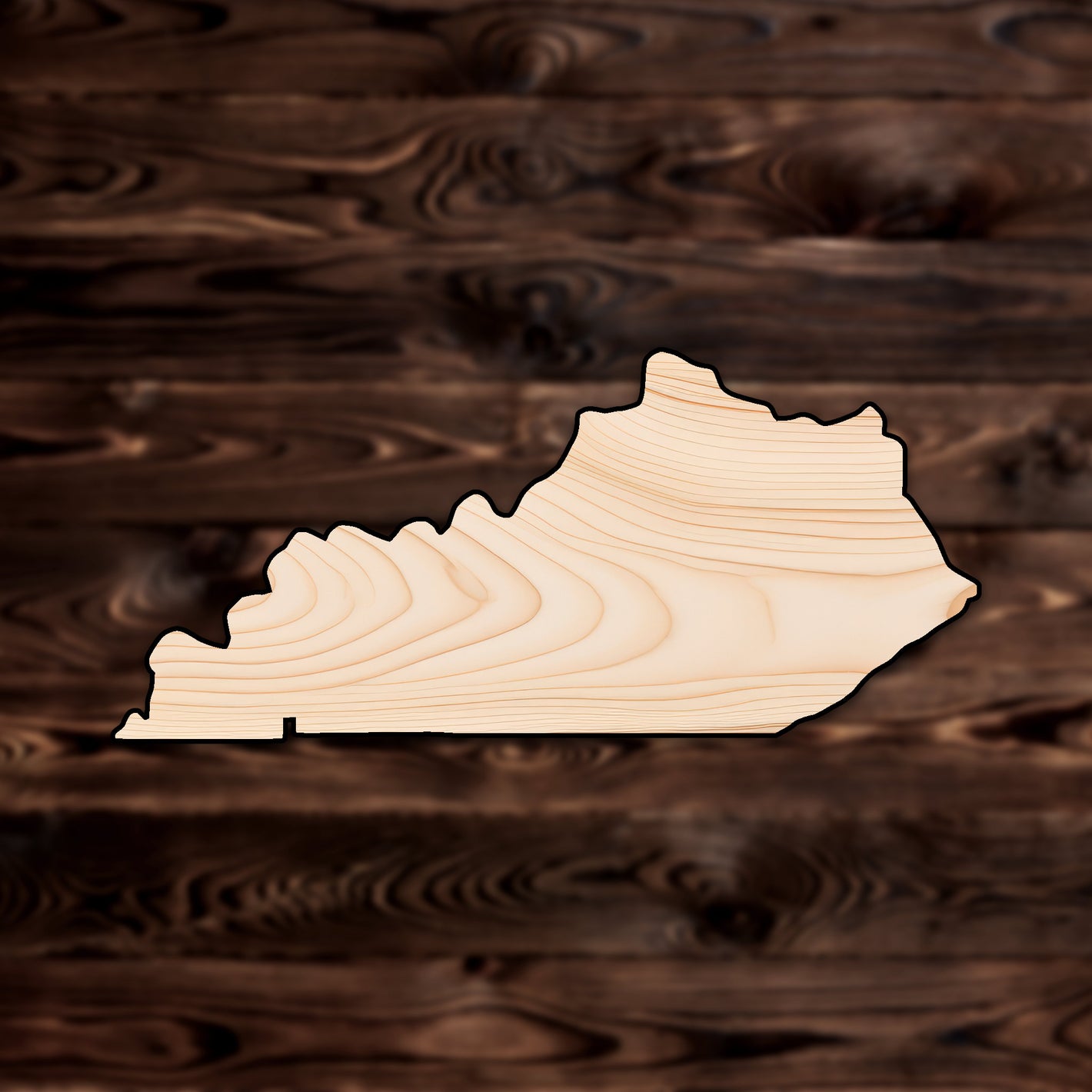 Kentucky State Plywood Craft Shape