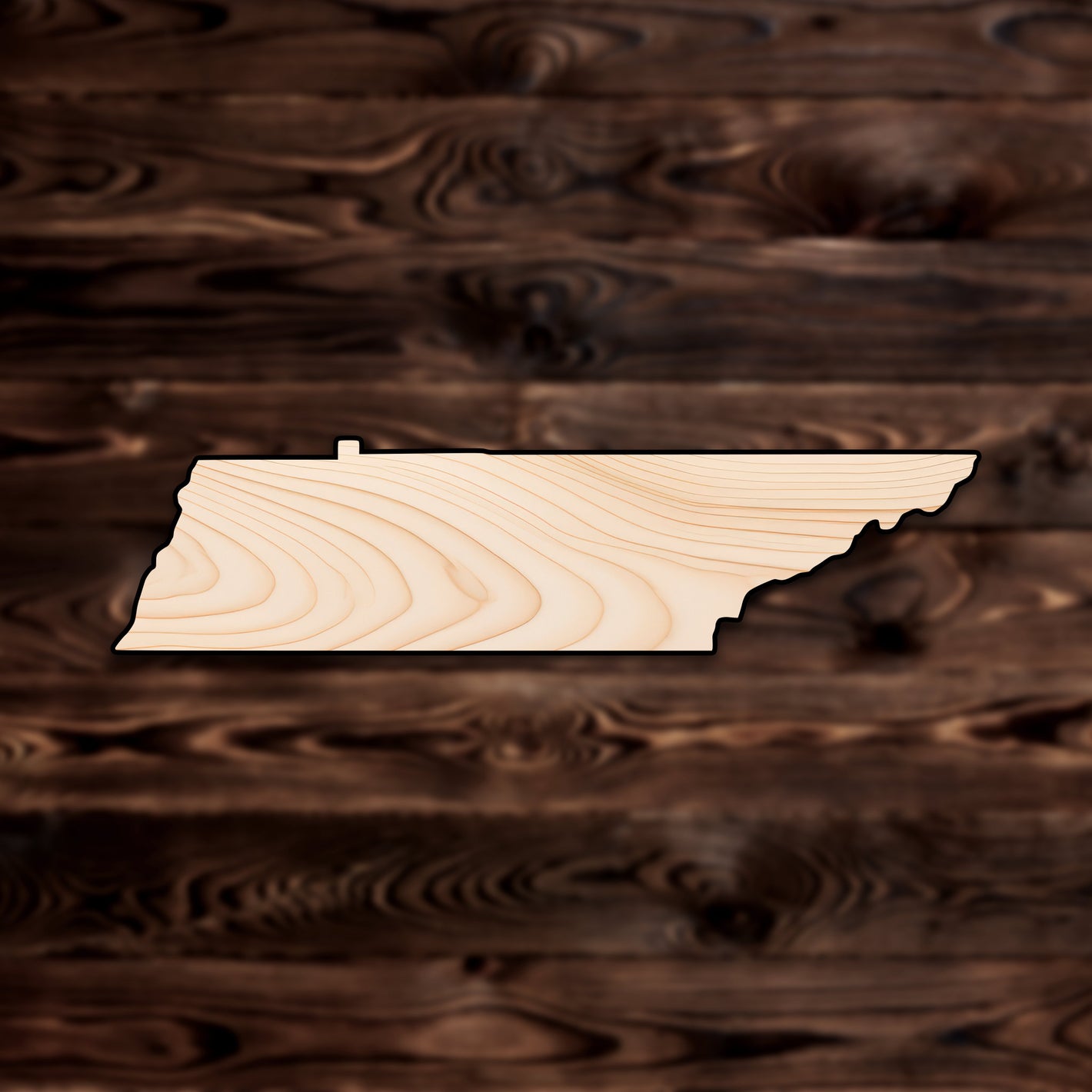 Tennessee State Plywood Craft Shape