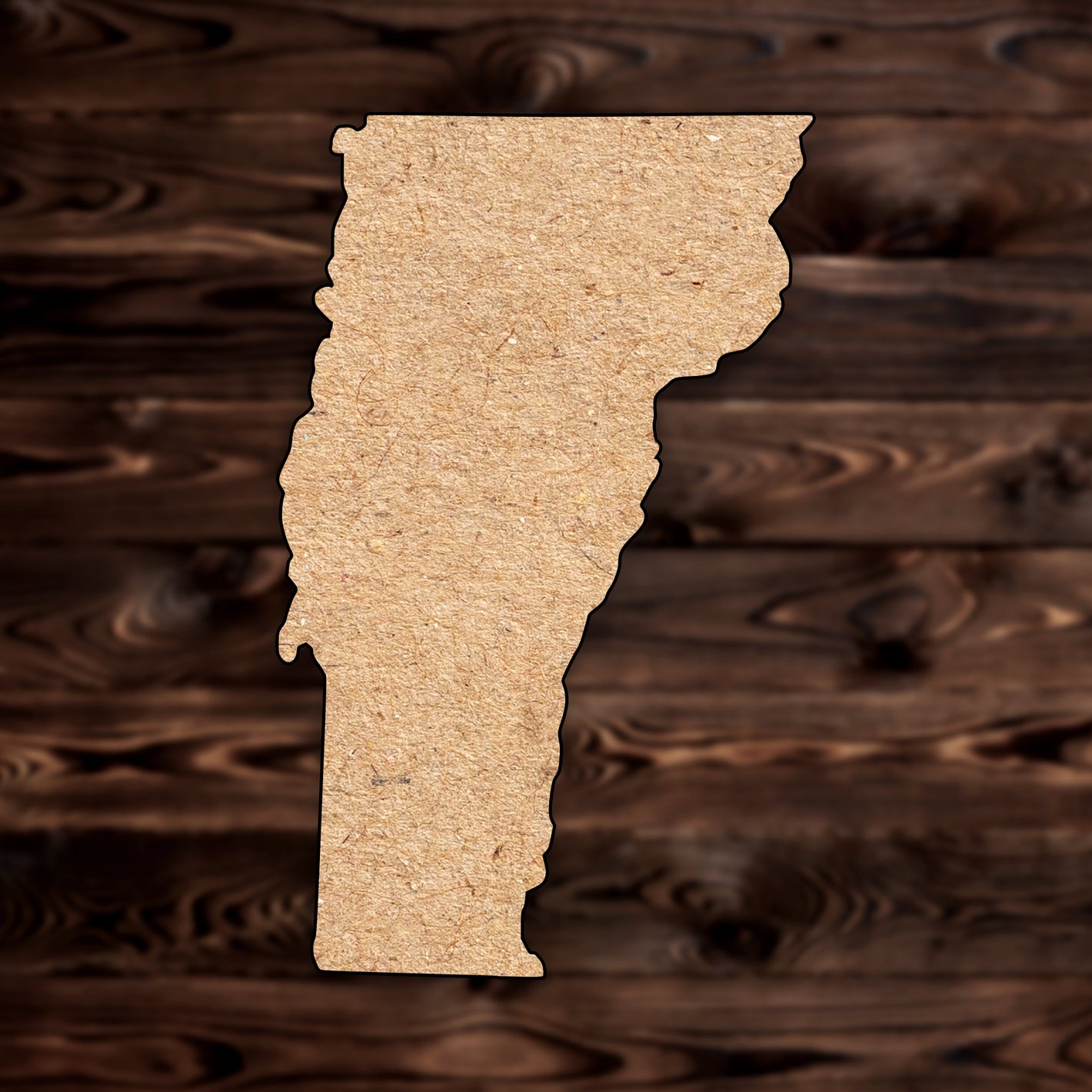 Vermont State MDF Cutout