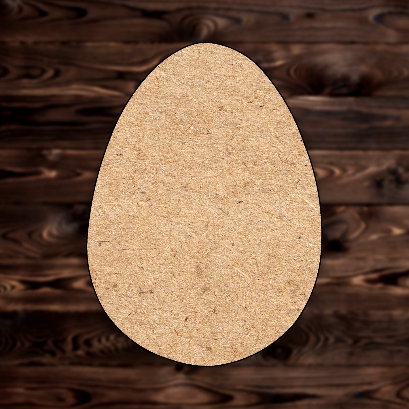 Egg Shape Craft MDF Cutout