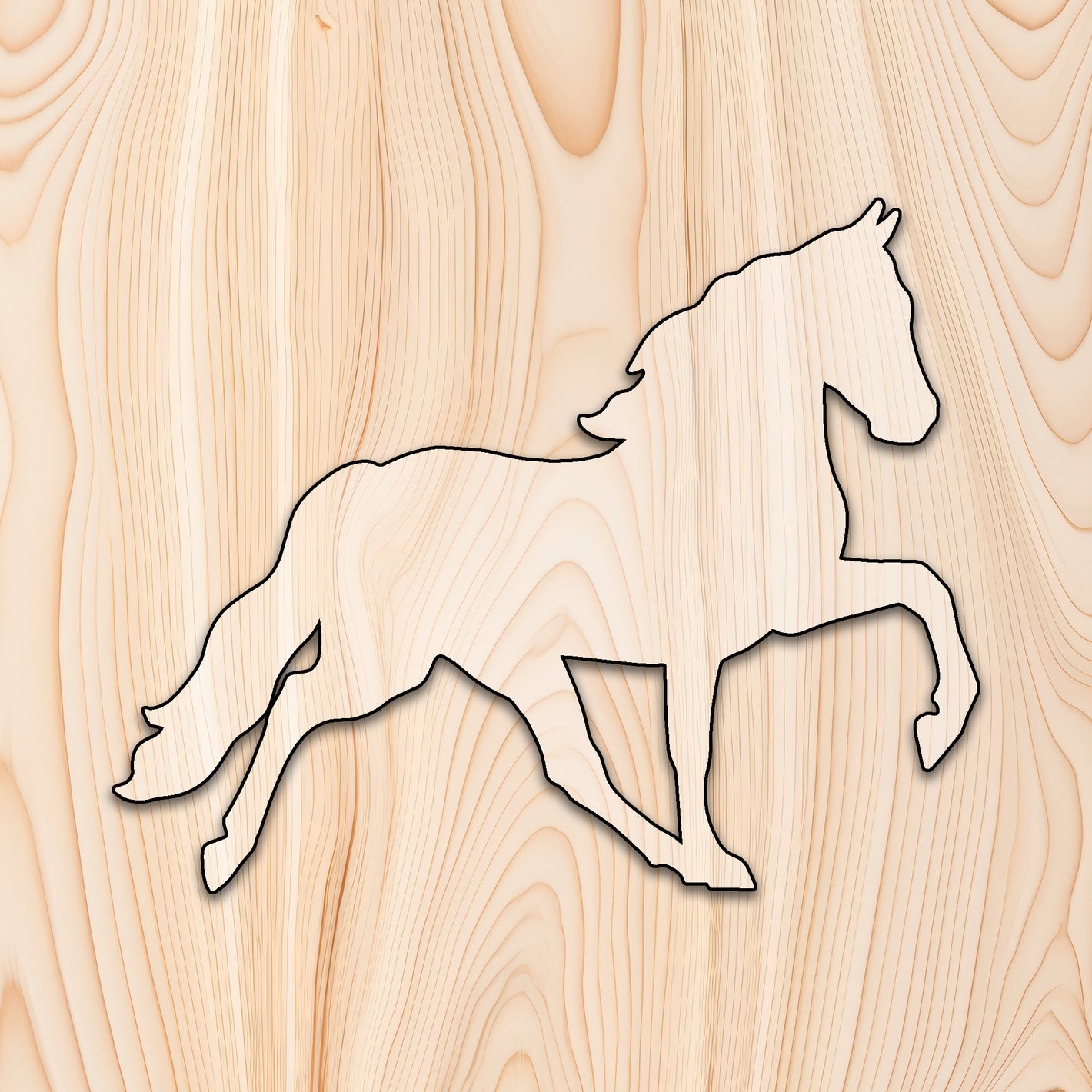 Stallion Horse Animal Acrylic Craft Cutout
