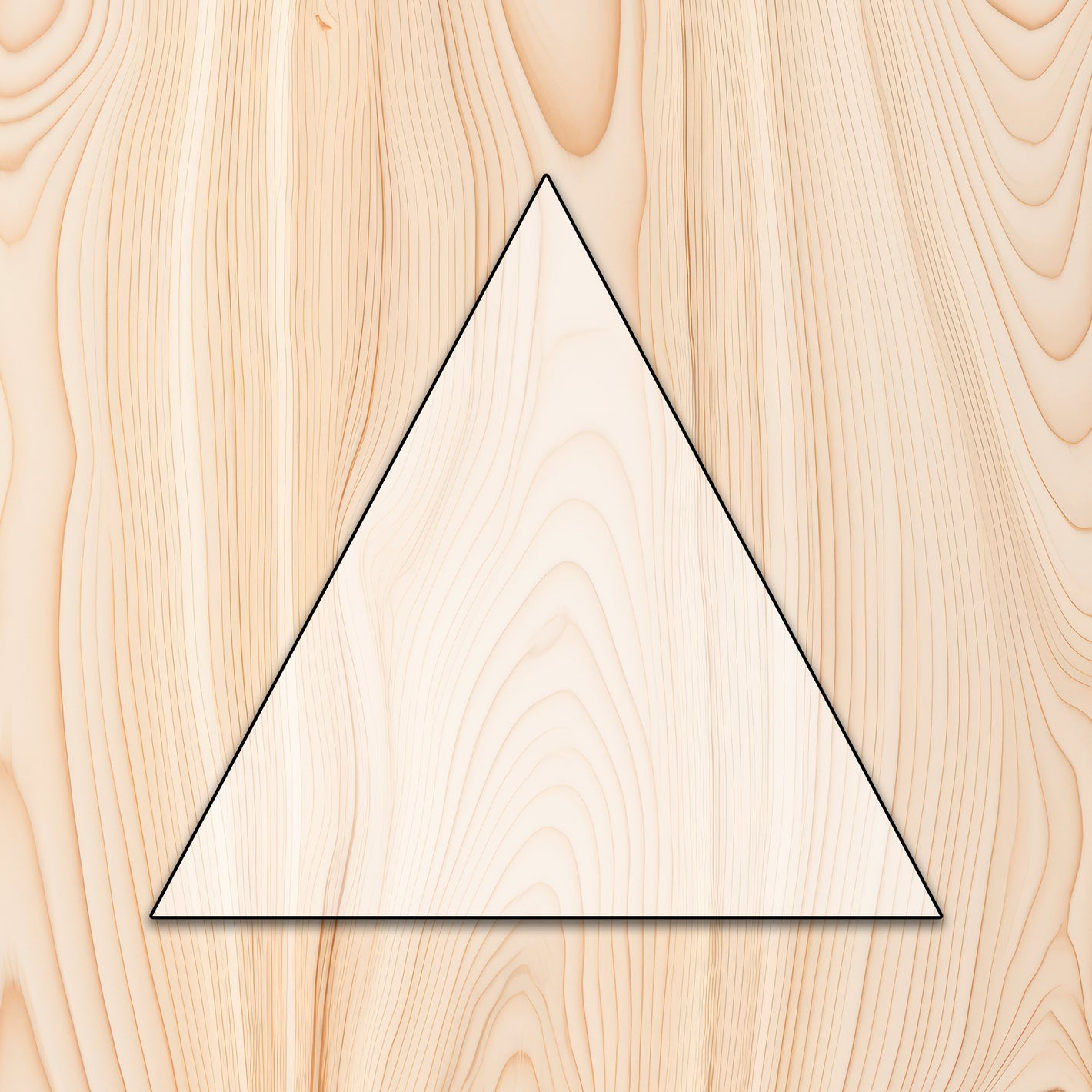 Triangle Blank Acrylic Craft Cutout- 1/4" acrylic