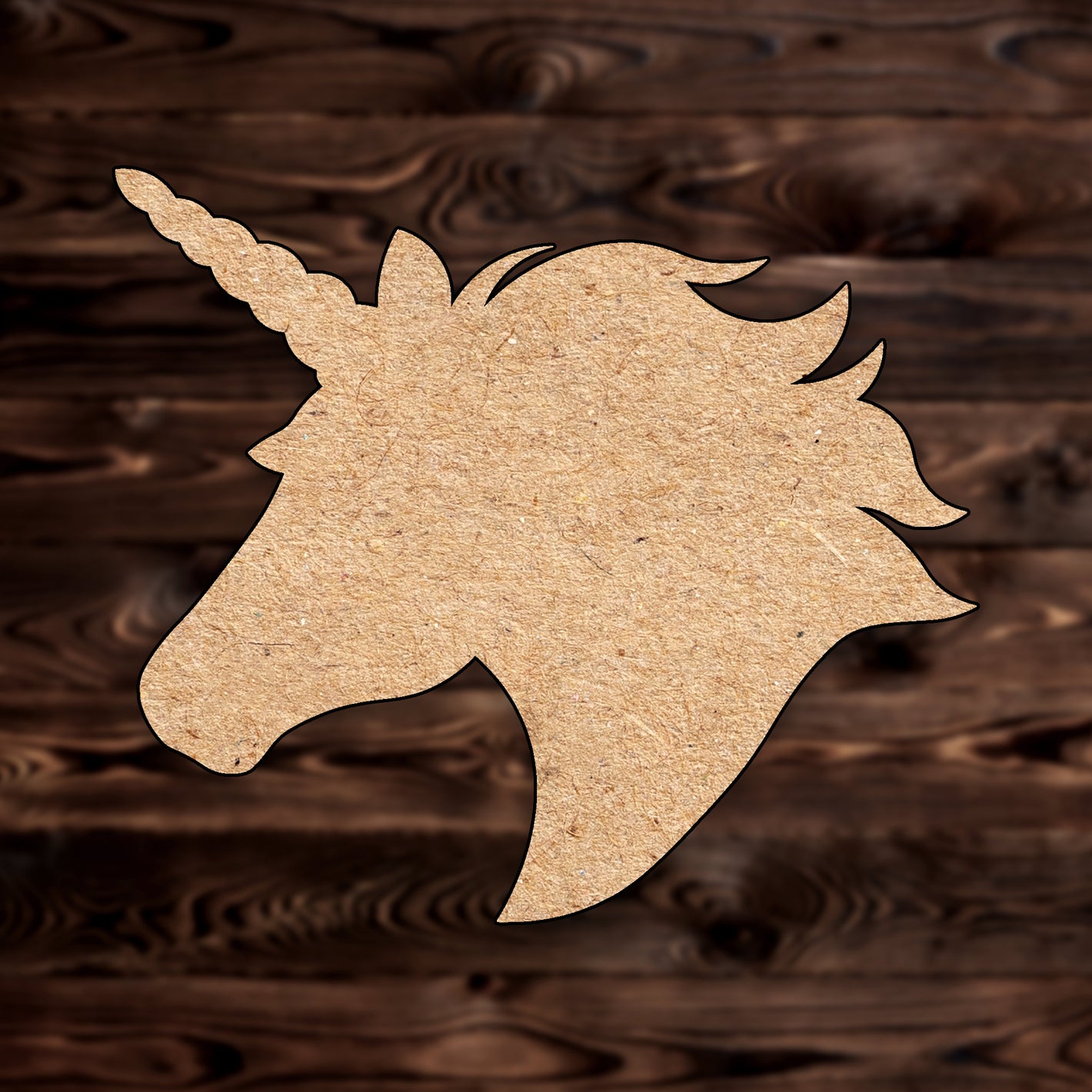 Unicorn Animal Craft MDF Cutout