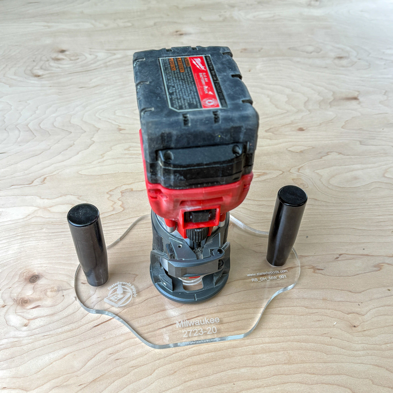 The ultimate in routing control.&nbsp; Our double handle routing bases increase your accuracy and control when doing large and small projects.&nbsp; Never feel unsafe or out of full control again.
