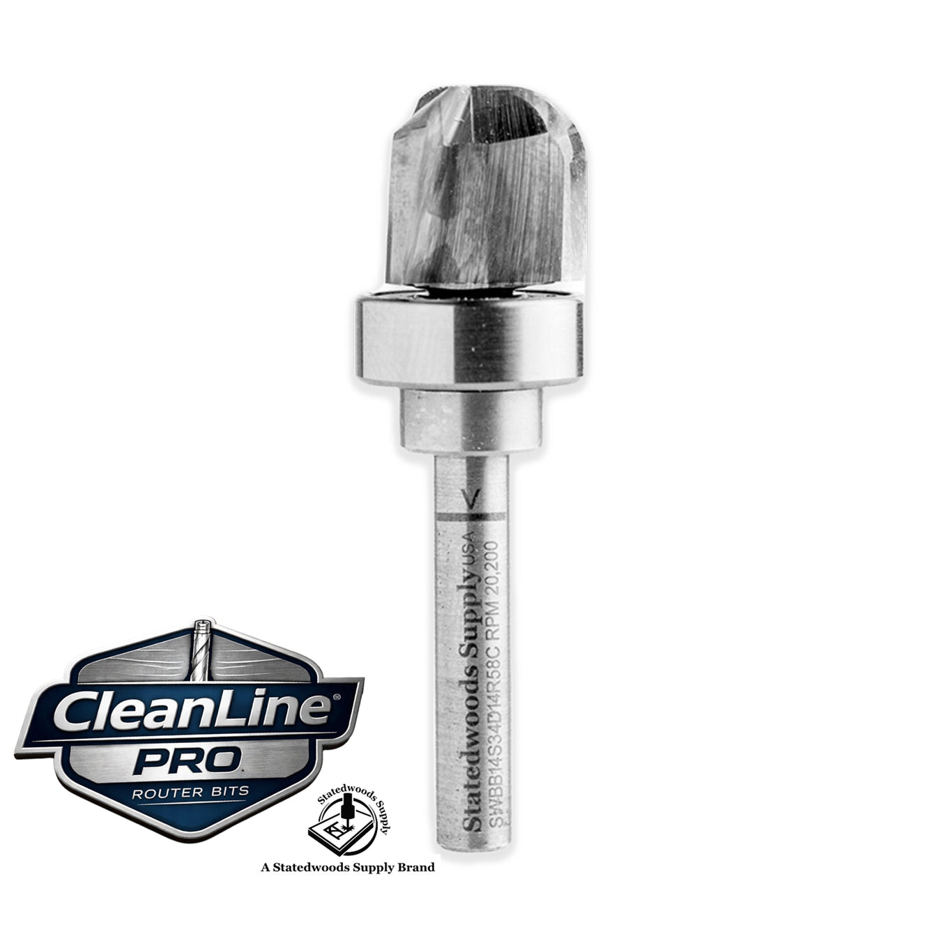 Bowl & Tray Router Bits make it easy to create beautiful, functional boards. Built-in bearings provide smooth control for pattern routing around the inside and outside of acrylic router templates, helping you achieve clean, consistent results.