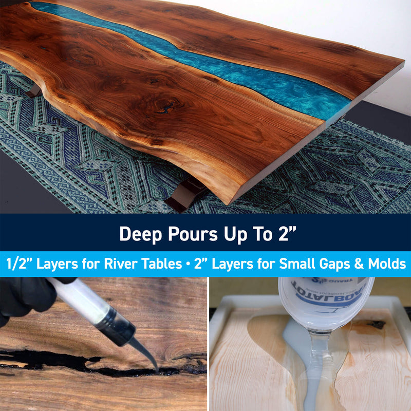 ThickSet Cast + Coat Deep Pour Epoxy Resin Kits