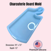 Curved Handle Silicone Mold Charcuterie Board Kit