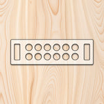 12 Count Egg Tray with 2 Handholds Router Template for woodworking, perfect for shaping custom sized cutting boards, charcuterie boards, trays  and custom projects. With egg prices so high and homesteading so popular, let's keep our chicken eggs in a nice tray.  This egg tray will hold 12 eggs securely. Adding a nice roundover or chamfer to the egg holes really helps to secure eggs.

This egg tray will hold 12 eggs securely.