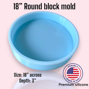 18" round block mold