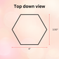 Hexagon Coaster Mold
