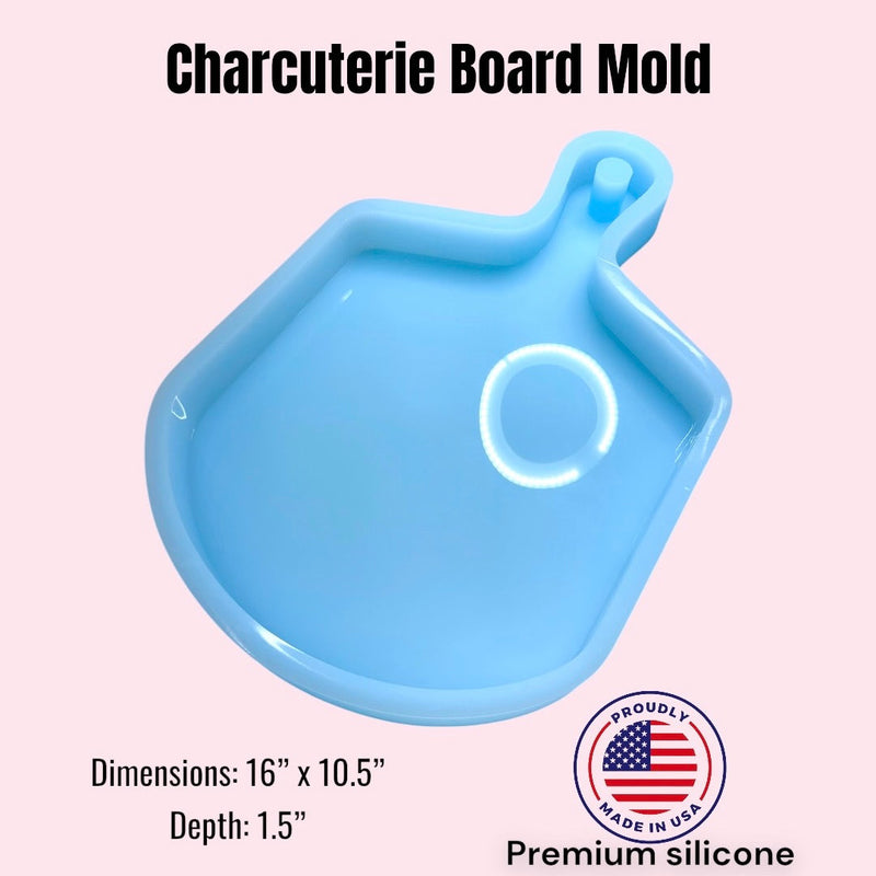Pizza Peel Silicone Mold Charcuterie Board Kit