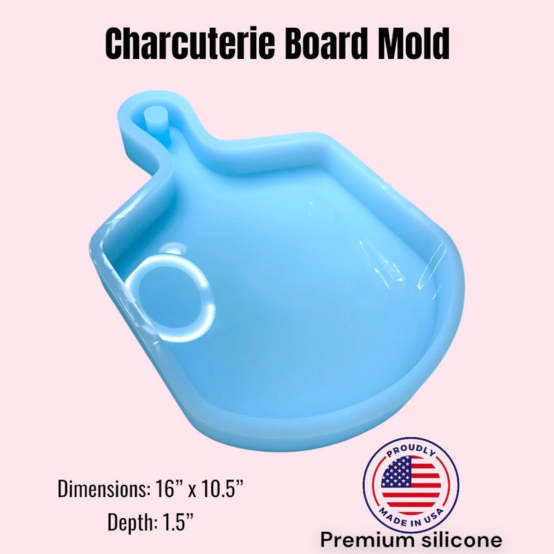 Pizza Peel Silicone Mold Charcuterie Board Kit