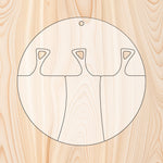 3 Piece Hanging Cutting Board or Charcuterie Board Router Template for woodworking, perfect for shaping custom sized cutting boards, charcuterie boards, and custom projects.