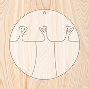 3 Piece Hanging Cutting Board or Charcuterie Board Acrylic Router Template