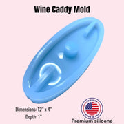 Surfboard Style Wine Caddy Silicone Mold Kit