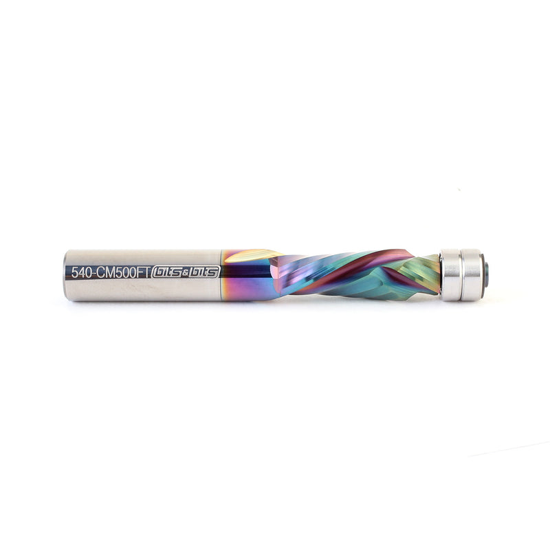 *AstraHP Coated* 1/2″ Compression Flush Trim Router Bit - 540-CM500FT