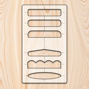 6-in-1 Handle Acrylic Template