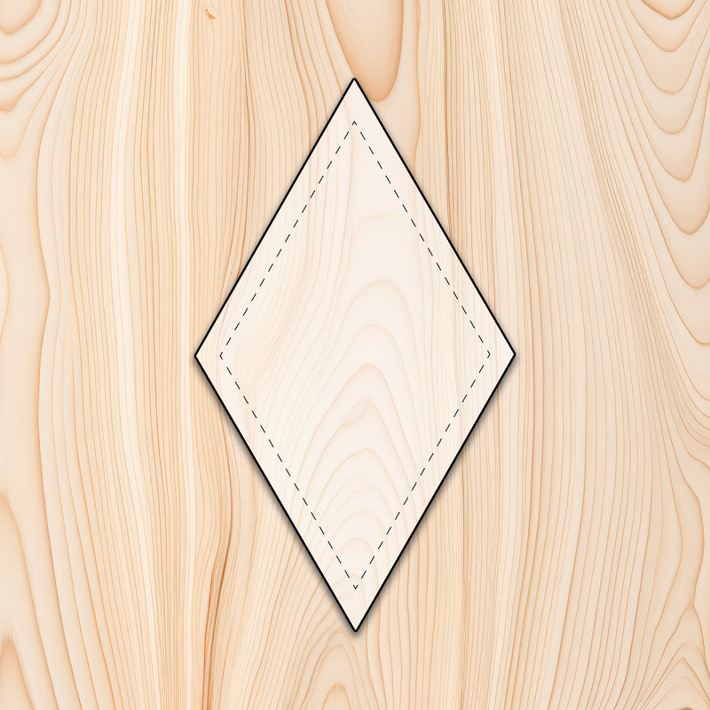 60° Diamond Quilting Acrylic Template