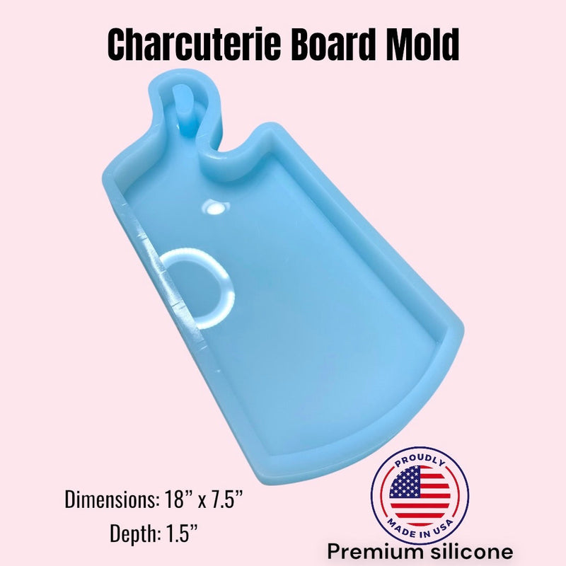 Curved Handle Silicone Mold Charcuterie Board Kit