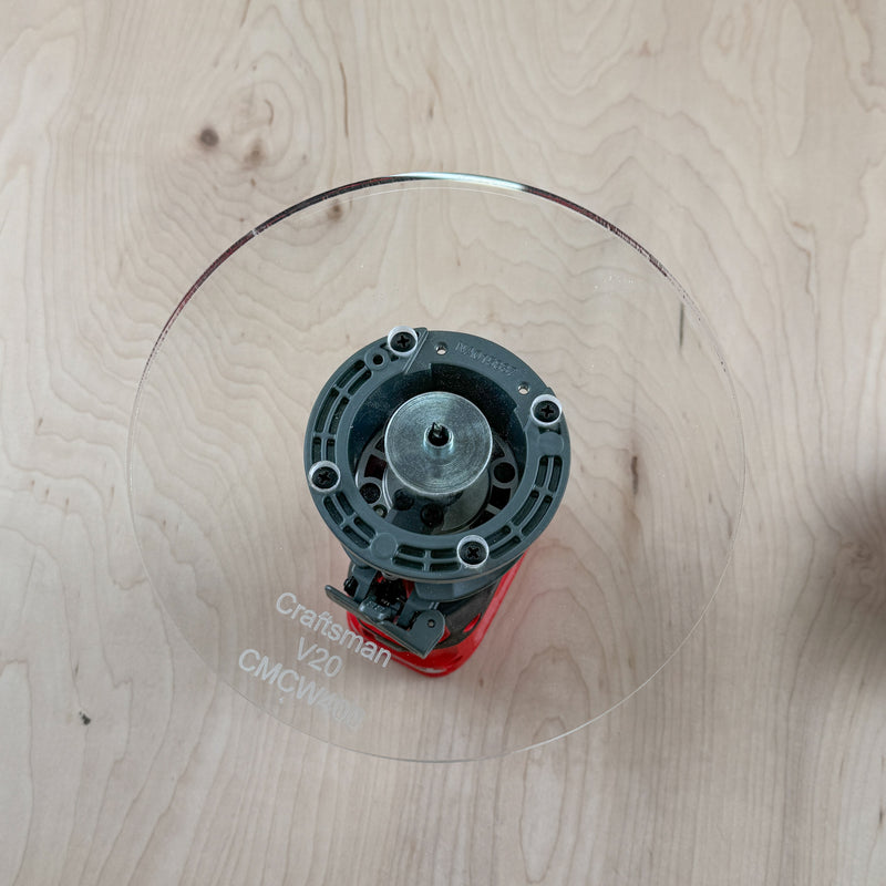 Craftsman 20V Max Router ( CMCW400) Router base -8" round
