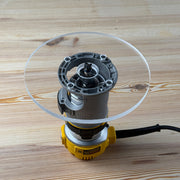 8 inch Round Acrylic Router Base Plate - fits DWP611 or DCW600B