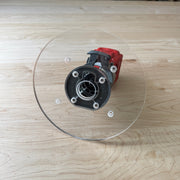 8 inch Round Acrylic Router Base Plate - fits Milwaukee 2723-20 or 48-10-5601