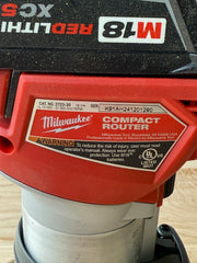 8 inch Round Acrylic Router Base Plate - fits Milwaukee 2723-20 or 48-10-5601