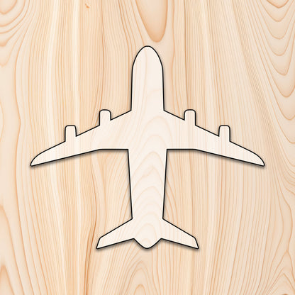 Commercial Airplane Acrylic Craft Cutout