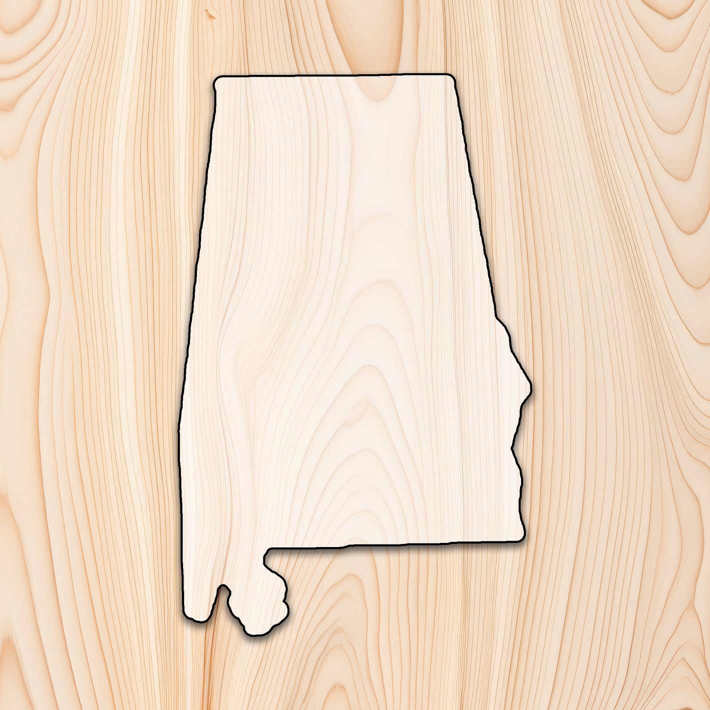 Alabama Cutting Board or Charcuterie Board Acrylic Router Template
