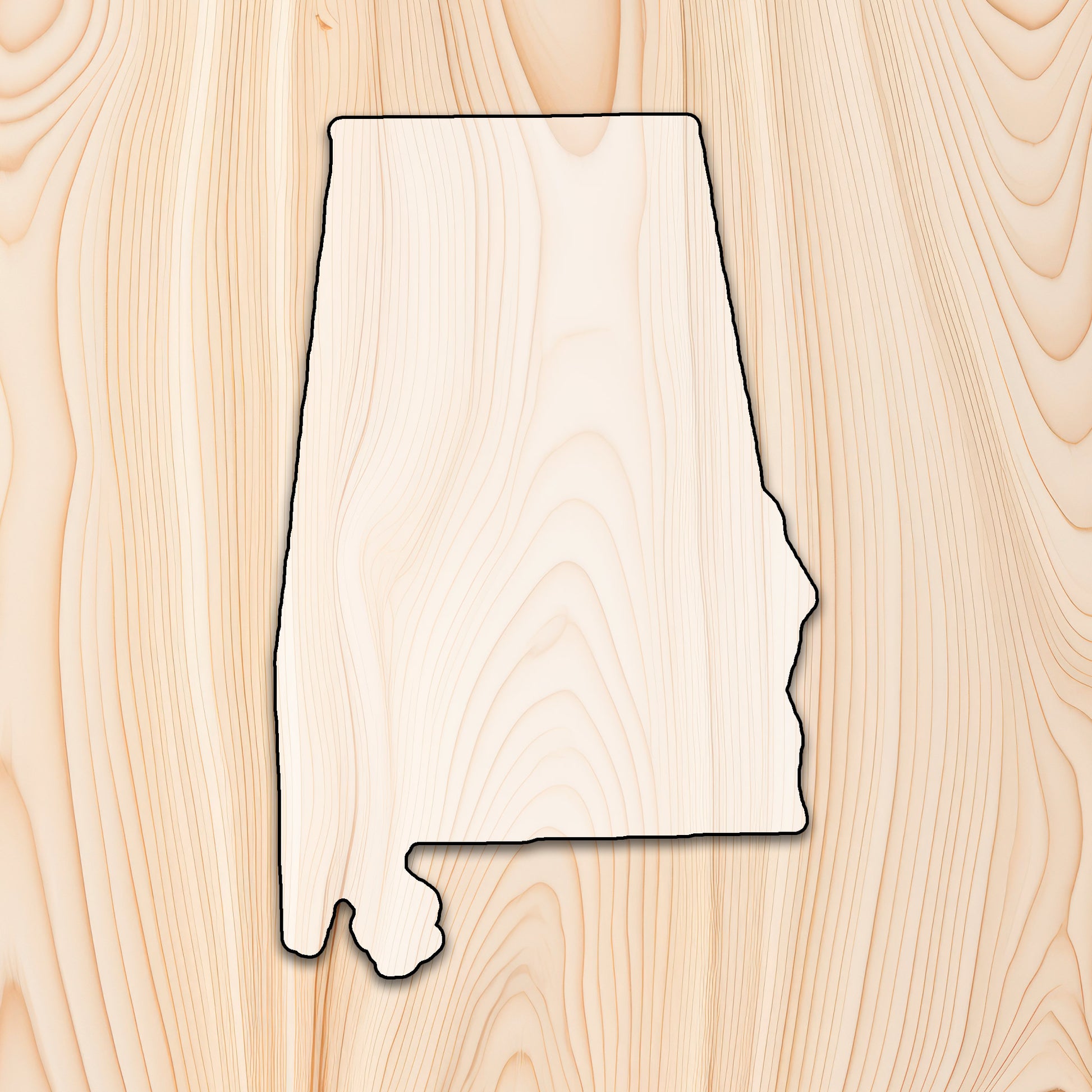 Alabama Cutting Board or Charcuterie Board Acrylic Router Template