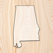 Alabama State Acrylic Craft Cutout