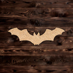 Bat MDF Craft Cutout , a Intricate laser-cut craft cutout made of MDF, featuring detailed designs and clean edges, perfect for home decor or DIY projects.