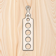 Beer Flight Acrylic Router Template