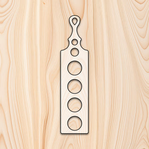 Beer Flight Router Template for woodworking, perfect for shaping custom sized cutting boards, charcuterie boards, trays  and custom projects.