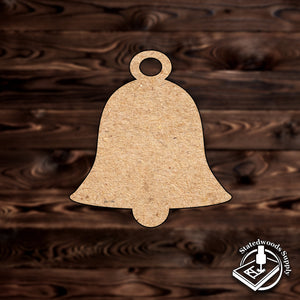 bell christmas ornament craft cutout MDF wood