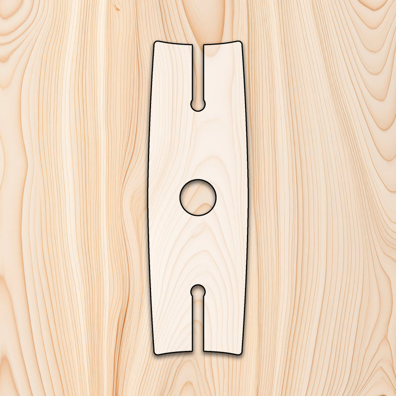 Board & Bottle Wine Glass Caddy Acrylic Router Template