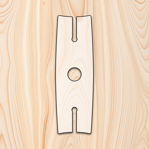 Board & Bottle Wine Glass Caddy Acrylic Router Template