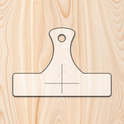 Bottle Neck Style Cutting Board or Charcuterie Board Handle Acrylic Router Template