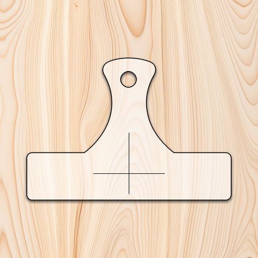Bottle Neck Style Cutting Board or Charcuterie Board Handle Acrylic Router Template