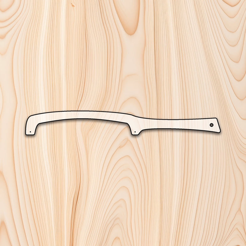 Bread knife Acrylic Router Template