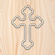 Budded Cross Tray Acrylic Router Template