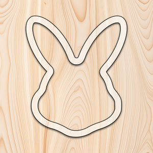 Bunny Rabbit Face Tray Router Template for woodworking, perfect for shaping custom sized cutting boards, charcuterie boards, trays  and custom projects.