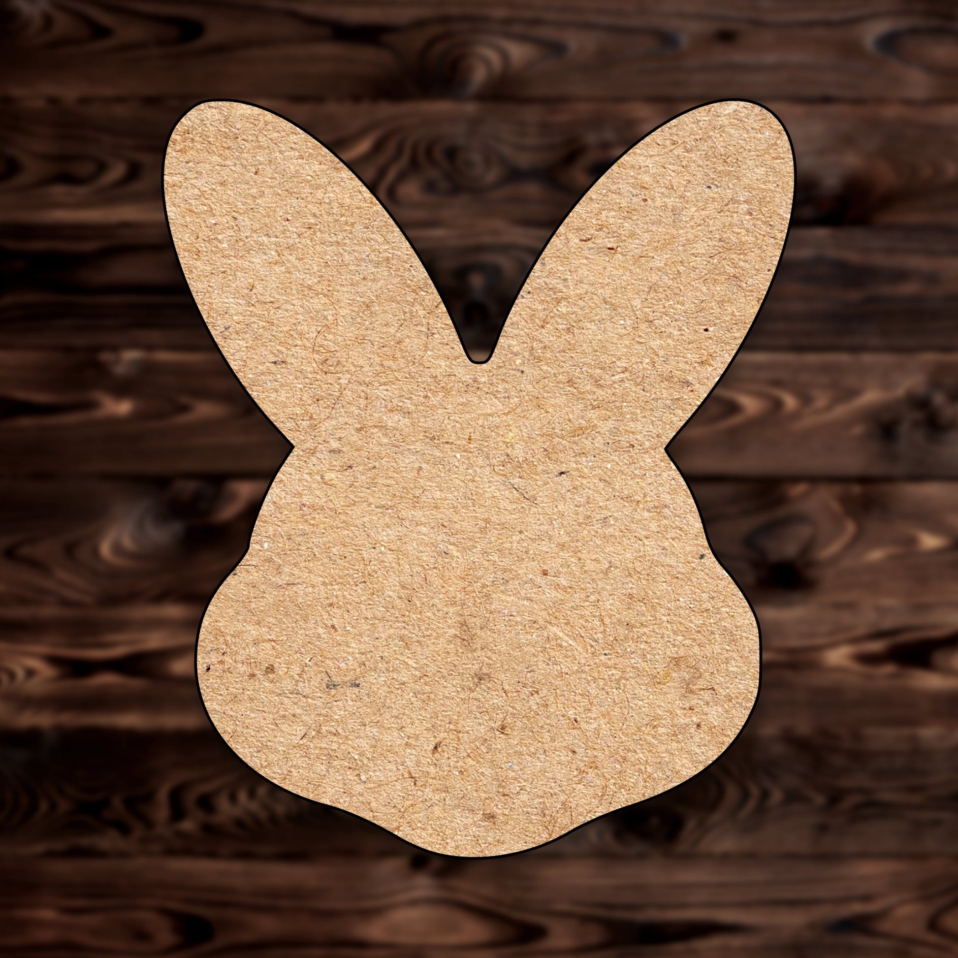 Bunny Rabbit MDF Craft Cutout , a Intricate laser-cut craft cutout made of MDF, featuring detailed designs and clean edges, perfect for home decor or DIY projects.

