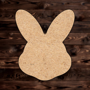 Bunny Rabbit MDF Craft Cutout , a Intricate laser-cut craft cutout made of MDF, featuring detailed designs and clean edges, perfect for home decor or DIY projects.

