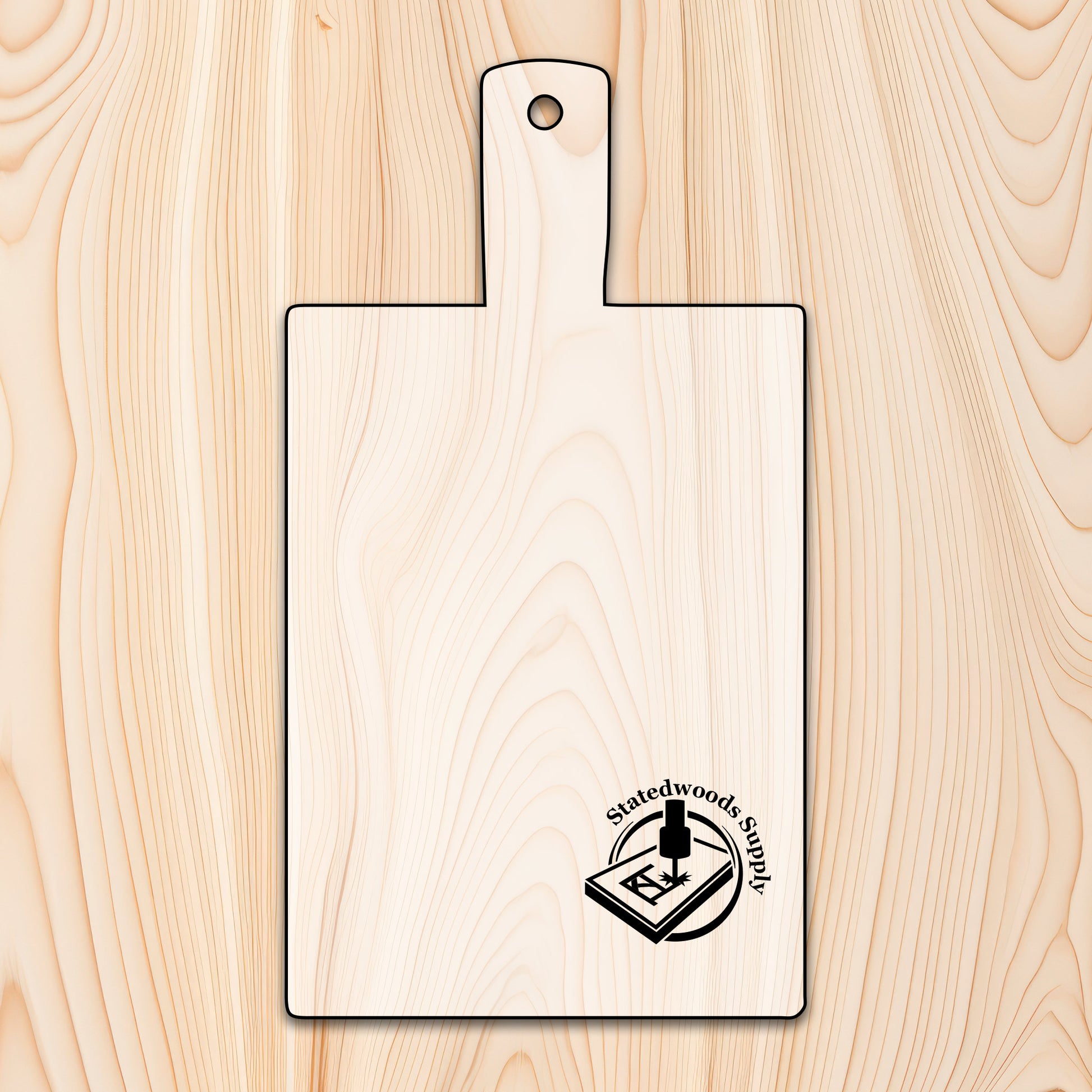 square cutting board acrylic template router